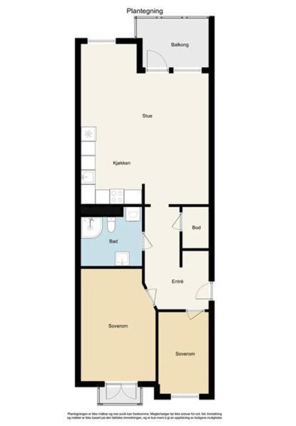 Apartment With 2 Balconies